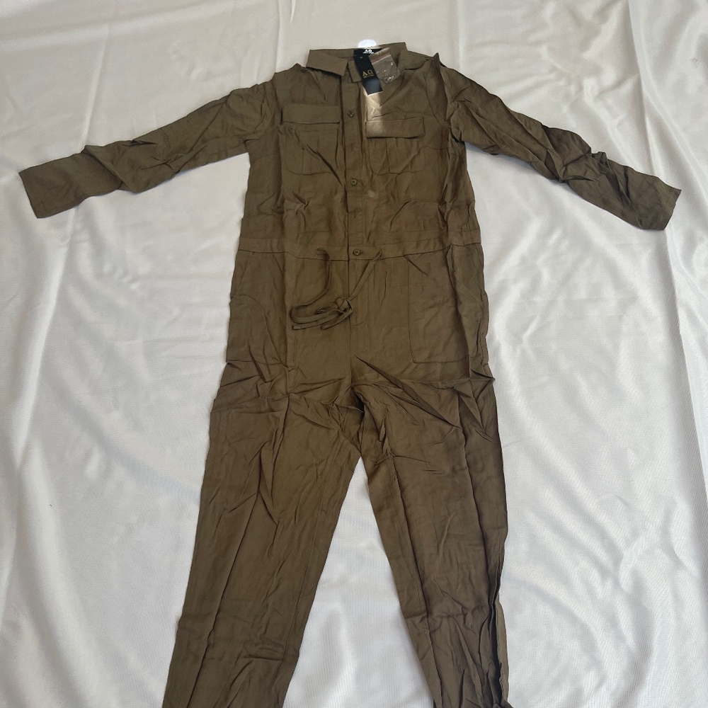 Brand new olive green jumpsuit